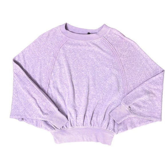Out From Under Urban Outfitters Purple Lavender Batwing Slouchy Boho Top XS - Picture 14 of 14